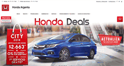 Desktop Screenshot of hondaargenta.com.mx